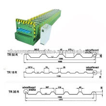 TR18 / TR35 / TR50 perfil de techo de metal que forma la máquina